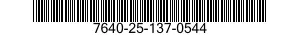 7640-25-137-0544  7640251370544 251370544