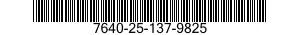 7640-25-137-9825 MAP 7640251379825 251379825