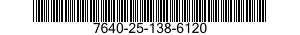 7640-25-138-6120 MAP 7640251386120 251386120