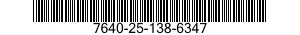 7640-25-138-6347 MAP 7640251386347 251386347