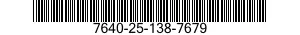 7640-25-138-7679  7640251387679 251387679