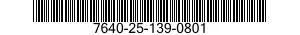 7640-25-139-0801 MAP 7640251390801 251390801