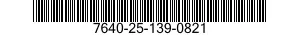 7640-25-139-0821 MAP 7640251390821 251390821