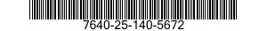7640-25-140-5672 MAP 7640251405672 251405672