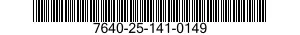 7640-25-141-0149 MAP 7640251410149 251410149