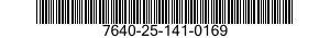 7640-25-141-0169 MAP 7640251410169 251410169