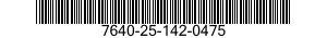 7640-25-142-0475 MAP 7640251420475 251420475