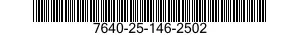 7640-25-146-2502 MAP 7640251462502 251462502
