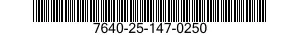 7640-25-147-0250 MAP 7640251470250 251470250