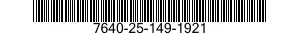 7640-25-149-1921 MAP 7640251491921 251491921