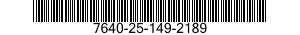 7640-25-149-2189 MAP 7640251492189 251492189