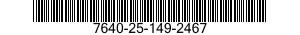 7640-25-149-2467 MAP 7640251492467 251492467
