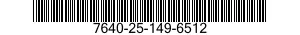 7640-25-149-6512 MAP 7640251496512 251496512