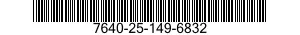 7640-25-149-6832 MAP 7640251496832 251496832