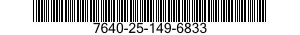 7640-25-149-6833 MAP 7640251496833 251496833