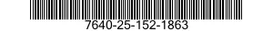 7640-25-152-1863 MAP 7640251521863 251521863