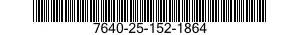 7640-25-152-1864 MAP 7640251521864 251521864