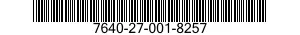 7640-27-001-8257 MAP 7640270018257 270018257