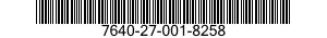 7640-27-001-8258 MAP 7640270018258 270018258