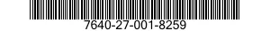 7640-27-001-8259 MAP 7640270018259 270018259