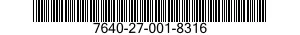 7640-27-001-8316 MAP 7640270018316 270018316