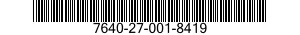 7640-27-001-8419 MAP 7640270018419 270018419