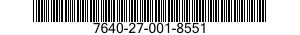 7640-27-001-8551 MAP 7640270018551 270018551