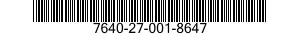7640-27-001-8647 MAP 7640270018647 270018647