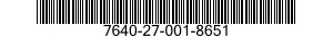 7640-27-001-8651 MAP 7640270018651 270018651