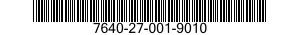 7640-27-001-9010 MAP 7640270019010 270019010