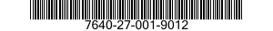 7640-27-001-9012 MAP 7640270019012 270019012
