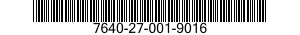7640-27-001-9016 MAP 7640270019016 270019016