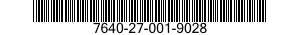 7640-27-001-9028 MAP 7640270019028 270019028