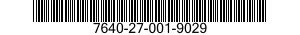 7640-27-001-9029 MAP 7640270019029 270019029