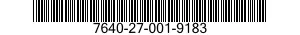 7640-27-001-9183 MAP 7640270019183 270019183