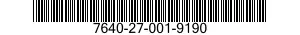 7640-27-001-9190 MAP 7640270019190 270019190