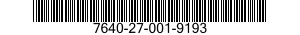 7640-27-001-9193 MAP 7640270019193 270019193