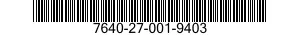 7640-27-001-9403 MAP 7640270019403 270019403