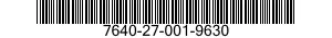 7640-27-001-9630 MAP 7640270019630 270019630