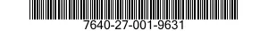 7640-27-001-9631 MAP 7640270019631 270019631