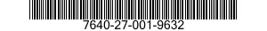 7640-27-001-9632 MAP 7640270019632 270019632