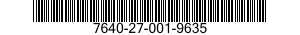 7640-27-001-9635 MAP 7640270019635 270019635