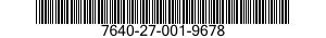 7640-27-001-9678 MAP 7640270019678 270019678