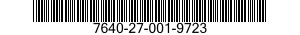 7640-27-001-9723 MAP 7640270019723 270019723