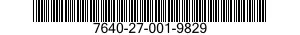 7640-27-001-9829 MAP 7640270019829 270019829
