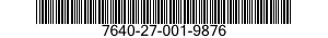 7640-27-001-9876 MAP 7640270019876 270019876