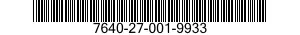 7640-27-001-9933 MAP 7640270019933 270019933