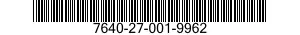 7640-27-001-9962 MAP 7640270019962 270019962