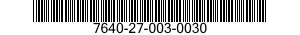 7640-27-003-0030 MAP 7640270030030 270030030