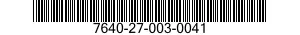 7640-27-003-0041 MAP 7640270030041 270030041